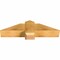 Ekena Millwork Eugene Rough Sawn Timber Gable Bracket, Western Red Cedar, 36"W x 9"H x 4"D x 6"F, 6/12 Pitch GBW036X09X0406EUG00RWR - alternate 2